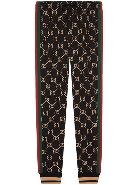 gucci gg print pants|Gucci pants price.